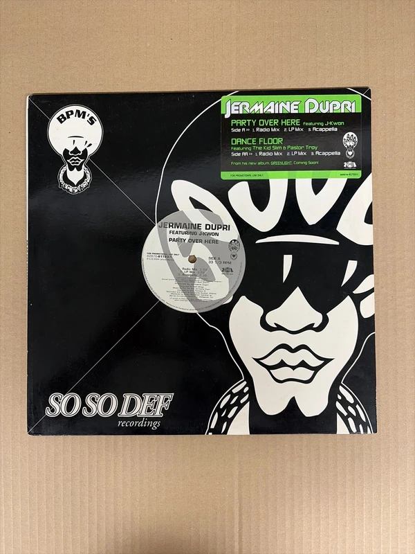 Jermaine Dupri - Party Over Here / Dance Floor – 12” in vinile