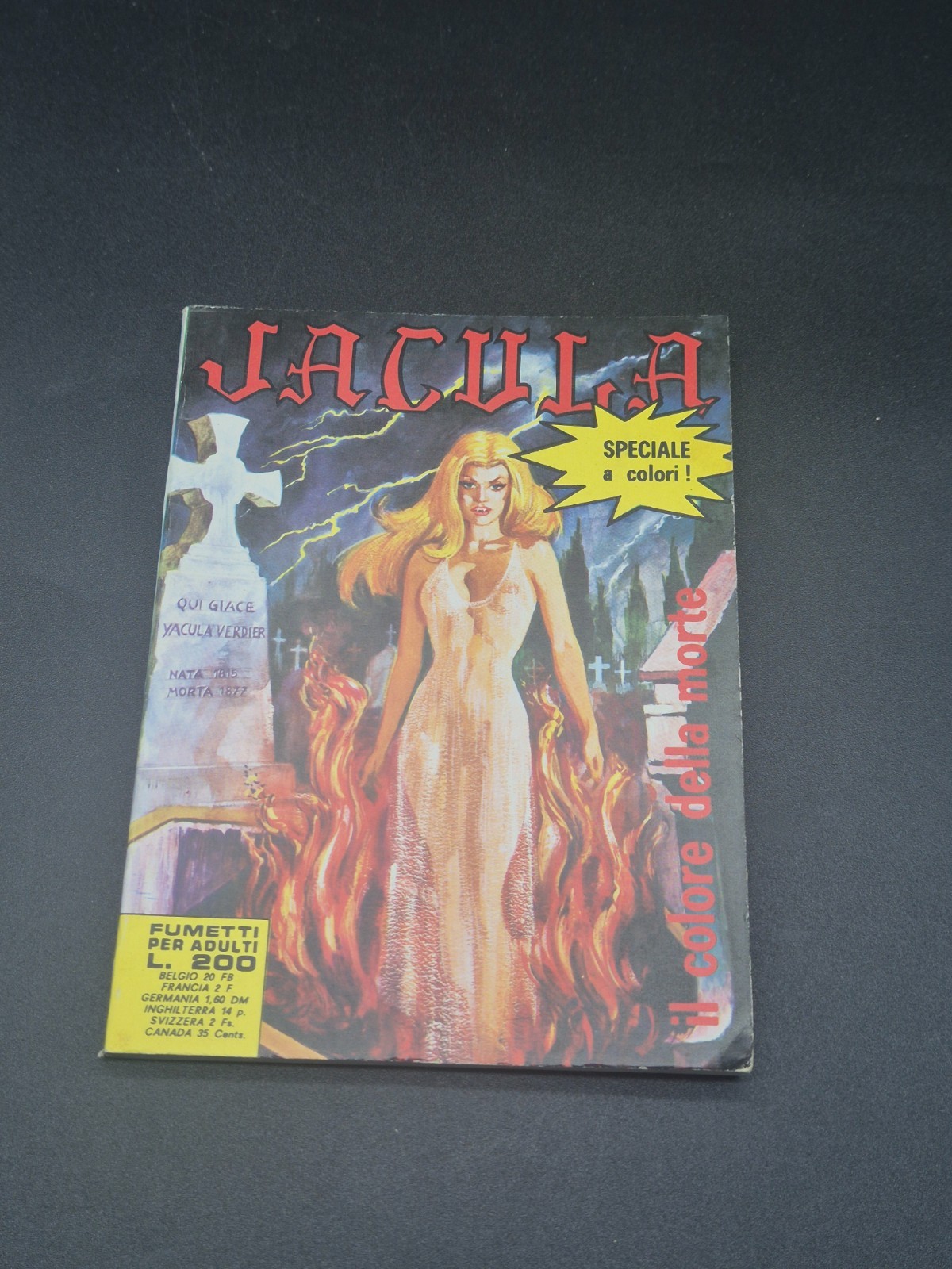 JACULA SPECIALE a COLORI supplemento AL N. 100 del 1973 ED. EDIPERIODICI 
