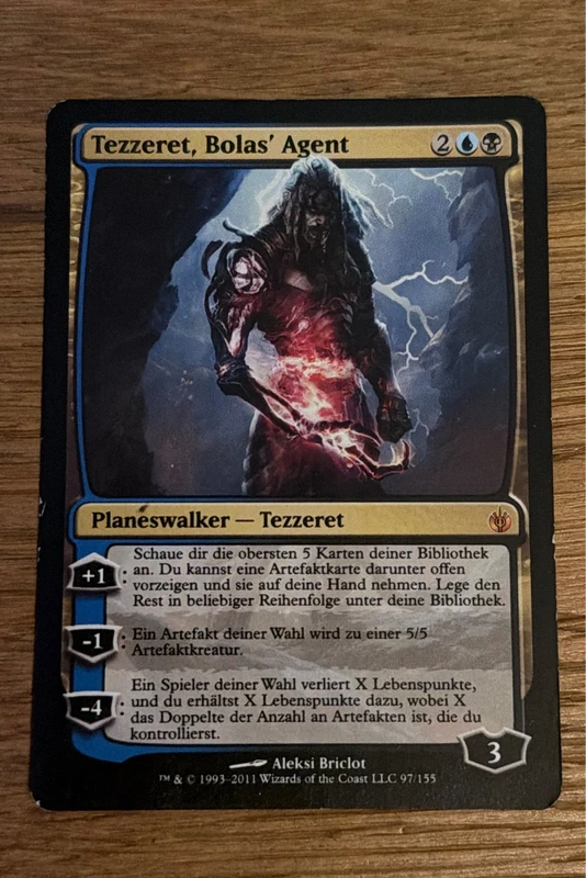 Magic the gathering MTG Tezzeret, Bolas Agent