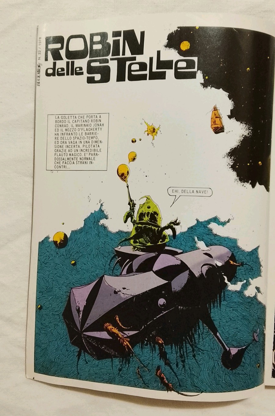 Fumetto Breccia Trillo Robin delle Stelle Cinque X Infinito Casalla Marengo '80