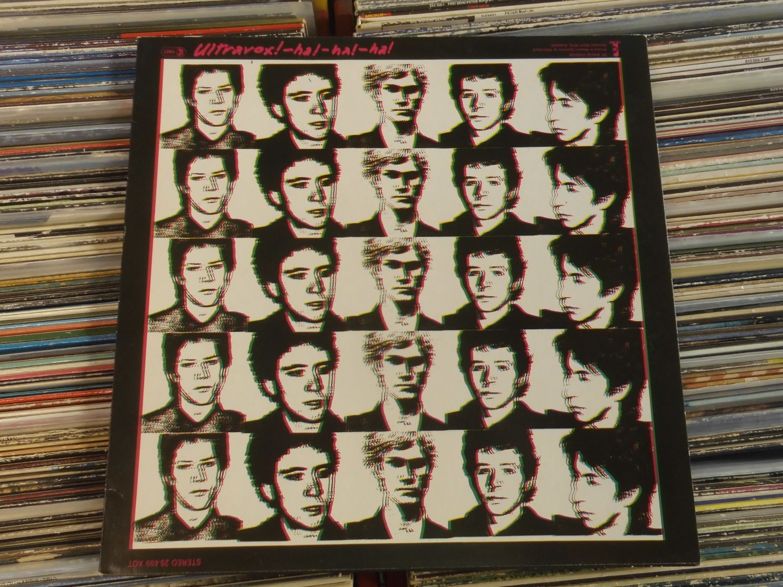 ULTRAVOX LP: HA! - HA! - HA! (GERMANY; Island Records – 25 499 XOT)