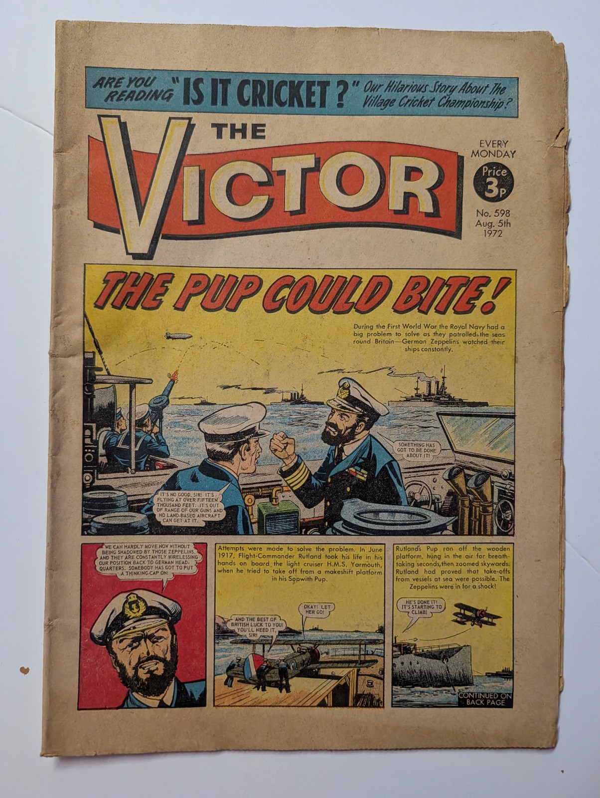 The Victor Comic, No 598, August 5th 1972.