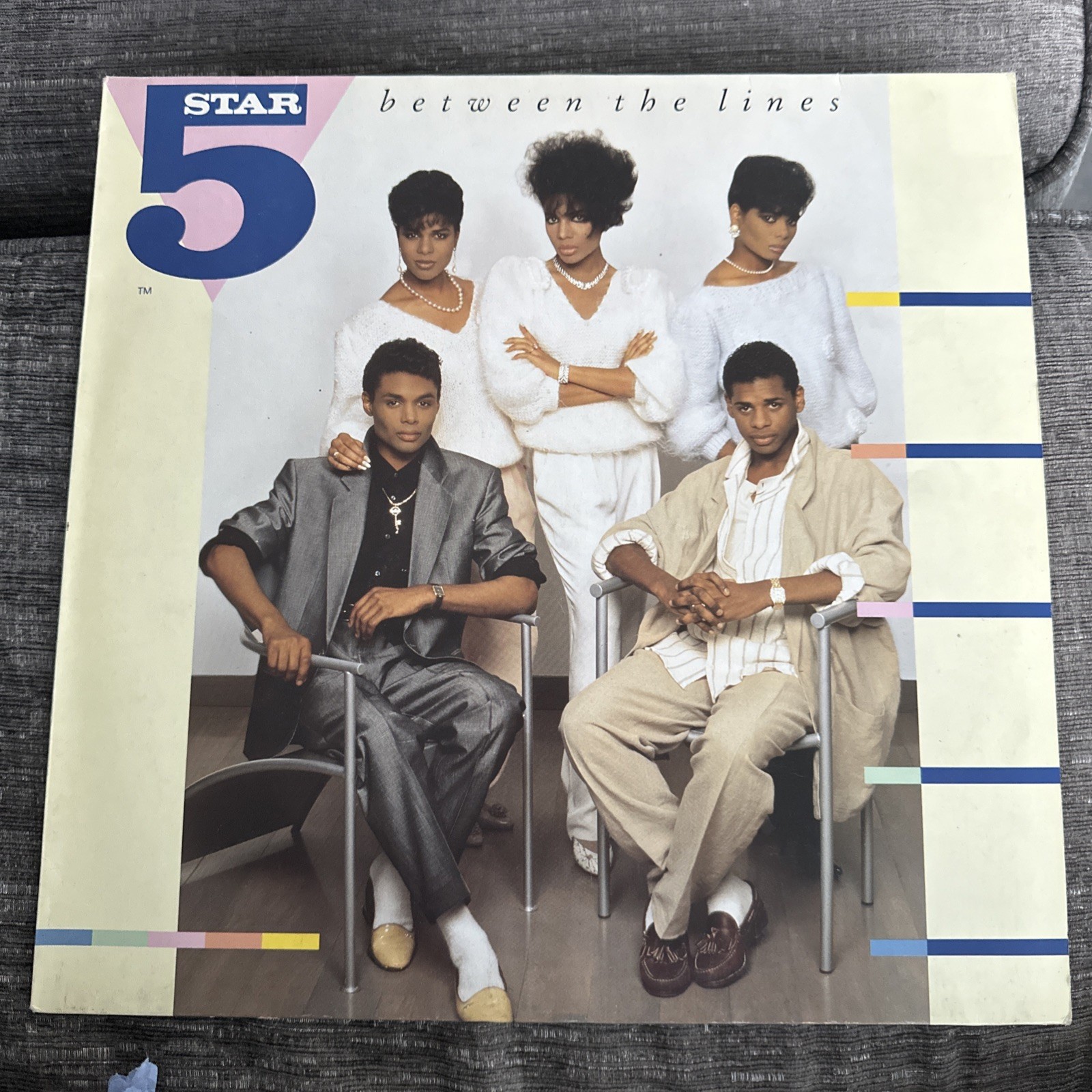5 STAR BETWEEN THE LINES 12” VINYL 1987 Uk Lp PL71505  - VG + con 