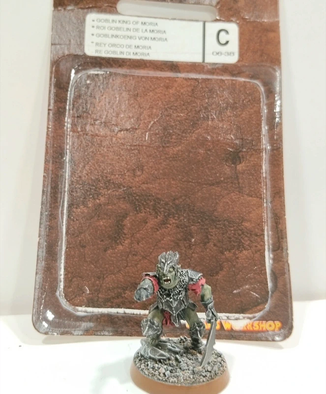 Warhammer Señor Anillos. Durburz. Rey orcos de Moria.