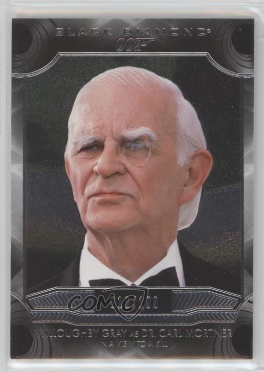 2025 James Bond Black Diamond 10/199 Willoughby grigio come Dr Carl Mortner #36 4p5