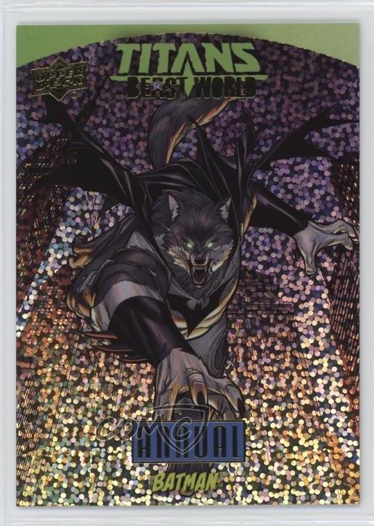 2023-24 Upper Deck DC Annual Beast World Sparkle 86/99 Batman #BW-7 4z8