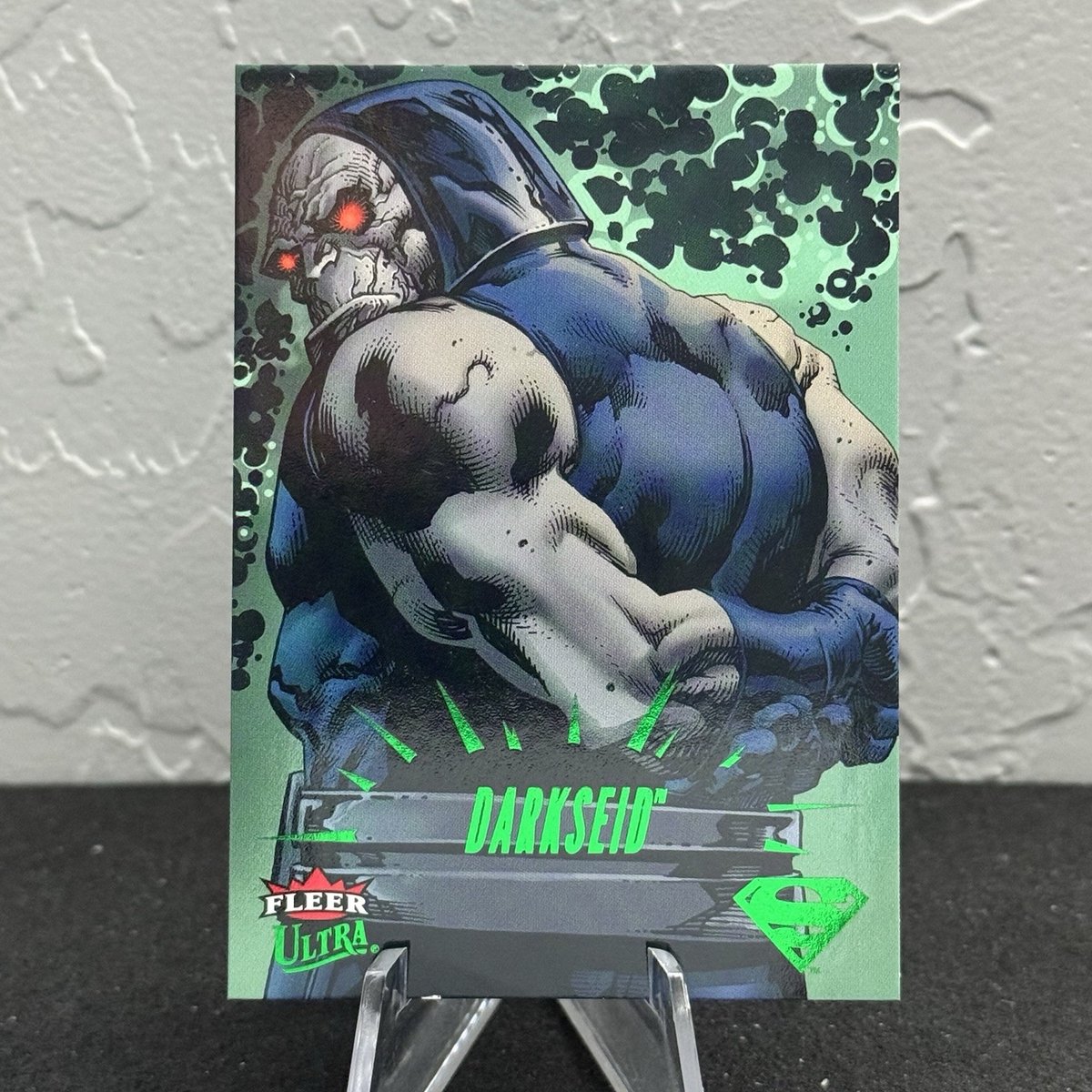 2026 Fleer Ultra Superman Darkseid #58 lamina verde