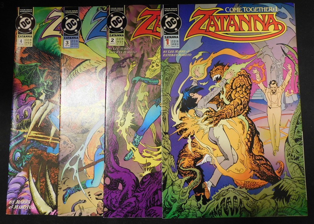 ZATANNA 1-4 DC COMIC SET COMPLETE MINISERIES LEE MARRS ESTEBAN MAROTO 1993 VF+