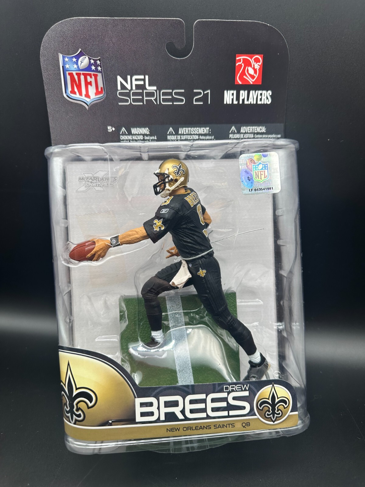 McFarlane 2009 Drew Brees New Orleans Saints NFL SERIE 21
