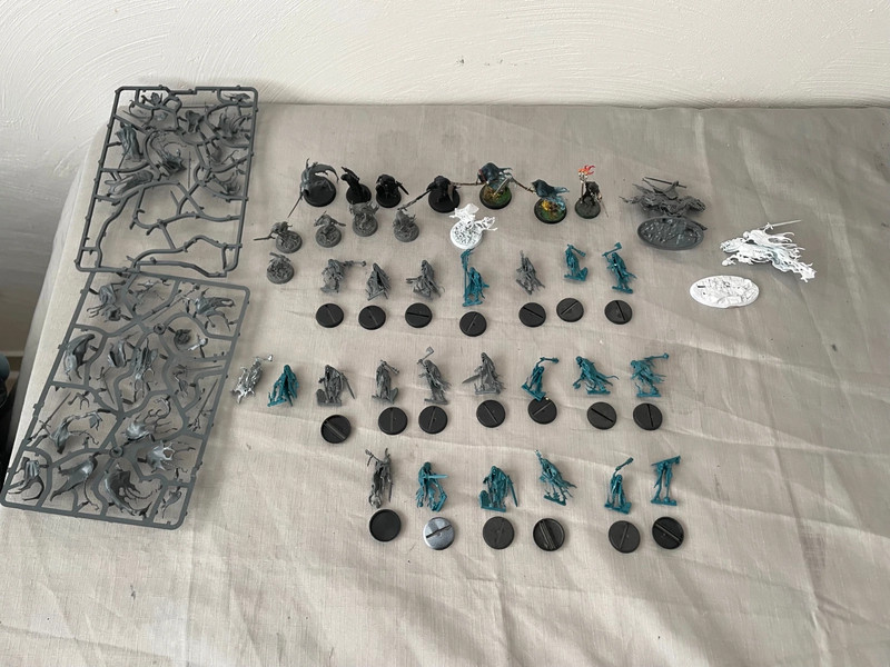 Warhammer 46 figurines nighthaunt Hantenuit lot armée games workshop