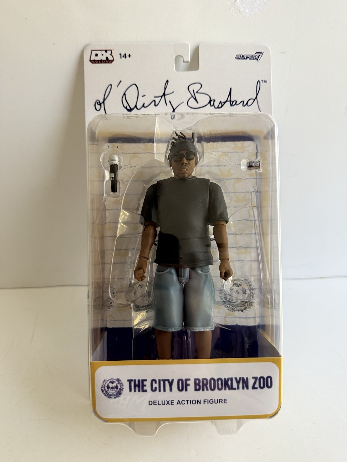 Ol' Dirty Bastard - Deluxe - 7 inch - Brooklyn Zoo - Wu-Tang Clan - Super7 New