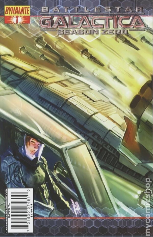 Battlestar Galactica Stagione Zero 1A FN 2007 Immagine Stock