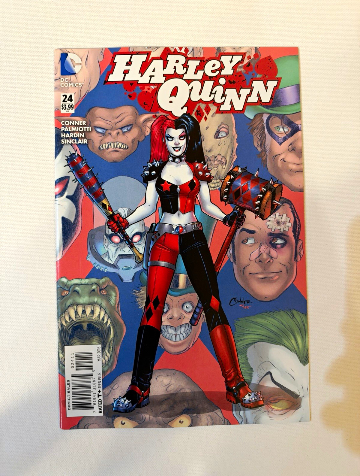 DC Comics Harley Quinn #24 (2016) Joker Amanda Conner Palmiotti Hardin