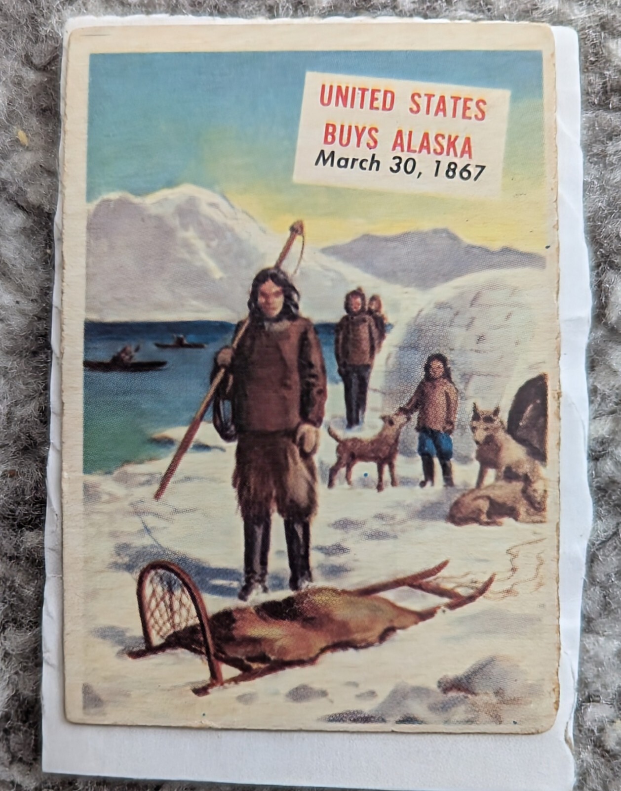 1954 Topps Scoop #151 United States Buys Alaska 3/30/1867