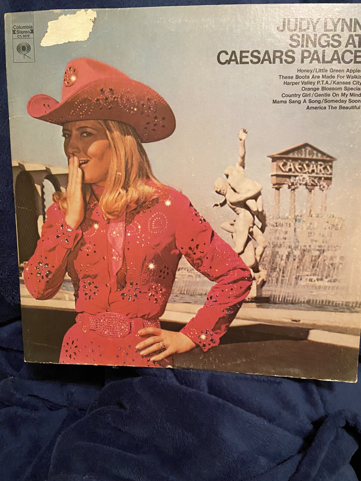Judy Lynn Caesars Palace Vintage Music Album Vinyl Record Vintage Vinyl