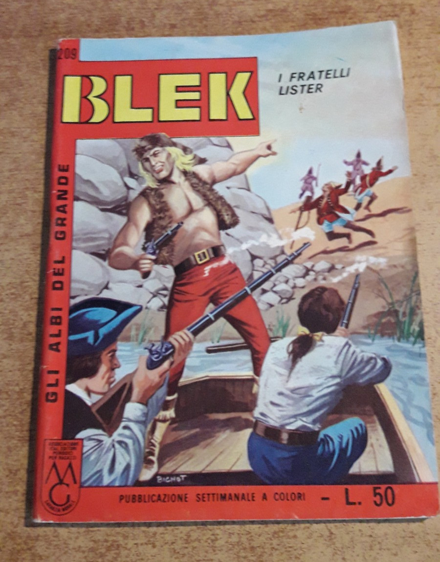 Gli Albi del Grande BLEK - # 209 - I Fratelli Lister - Dardo 1967