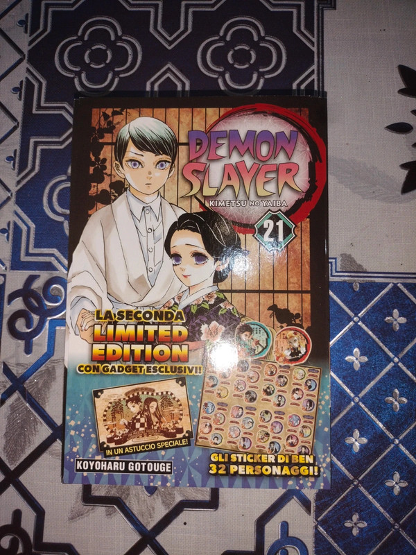 Demon slayer edizione limitata vol 21 + stickers