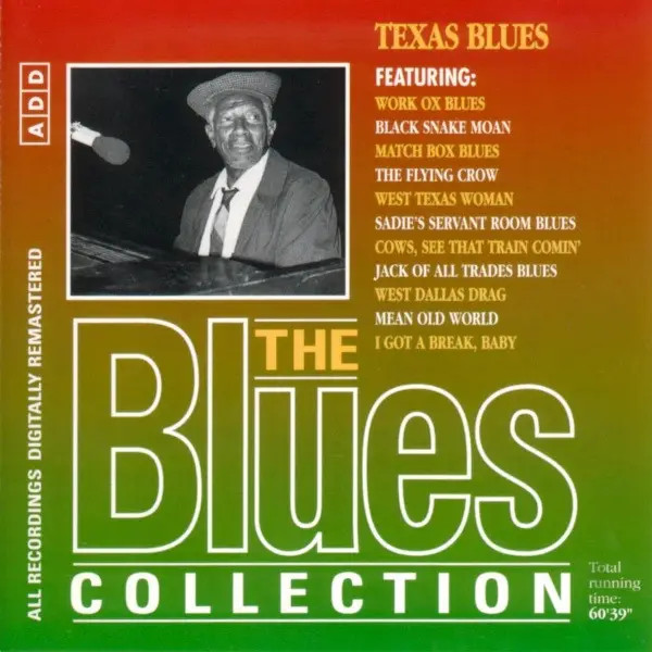 Texas Blues CD Dallas String Band With Coley Jones a.o. Orbis 1996