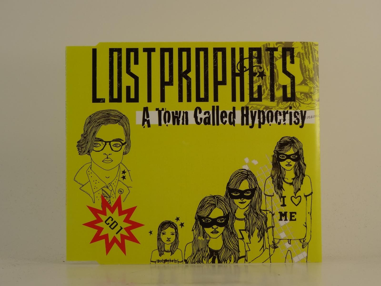 LOSTPROPHETS A TOWN CALLED HYPOCRISY (CD 1) (H1) 2 Track CD Single including Pic