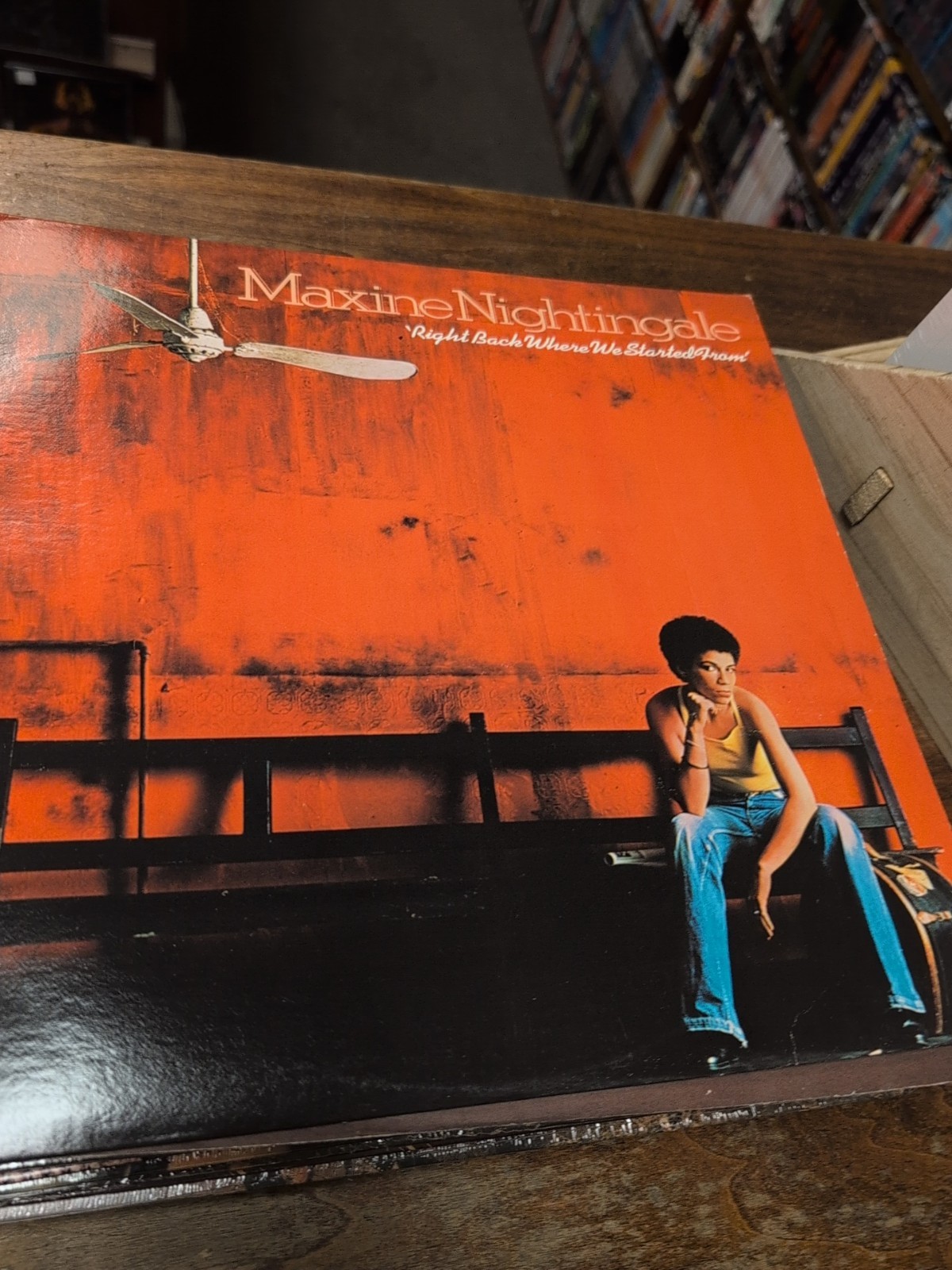 MAXINE NIGHTINGAL - RIGHT BACK WHERE WE STRARTED FROM LP LIKE NEW VINYL OOP