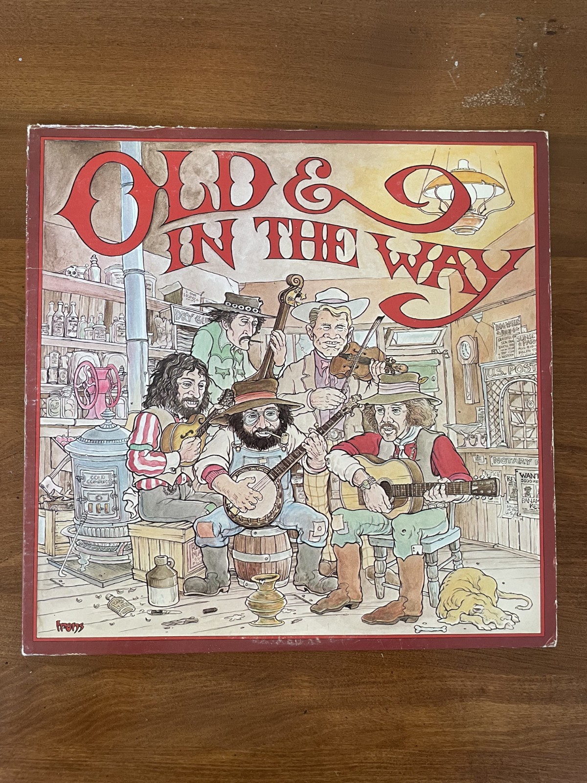 OLD & IN THE WAY - Self Titled - Round Records RX 103 1975 Press Jerry Garcia