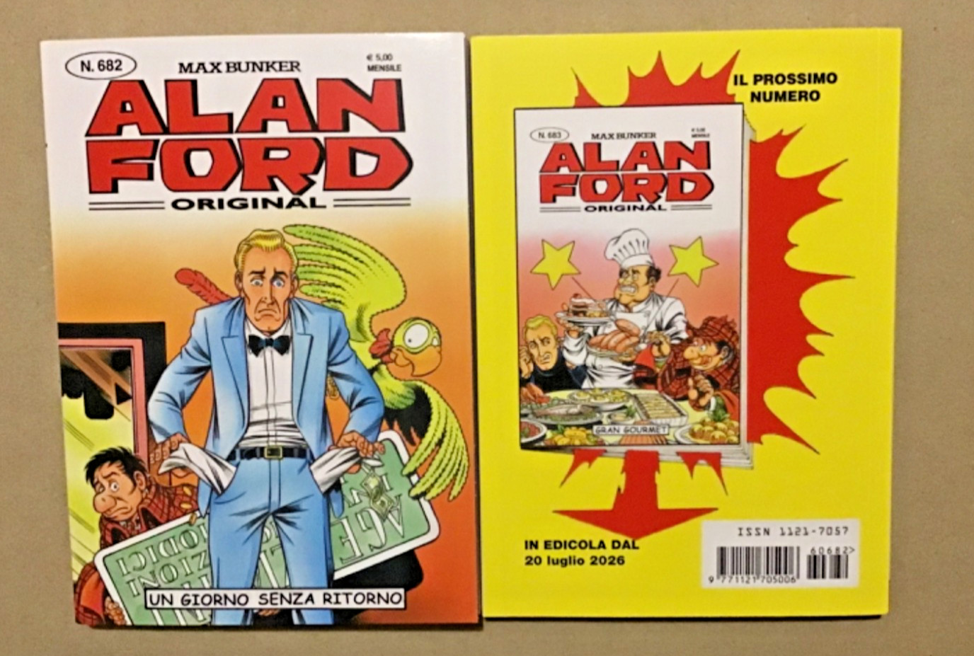 ALAN FORD originale 682 Un giorno senza ritorno DA EDICOLA  Mai letto