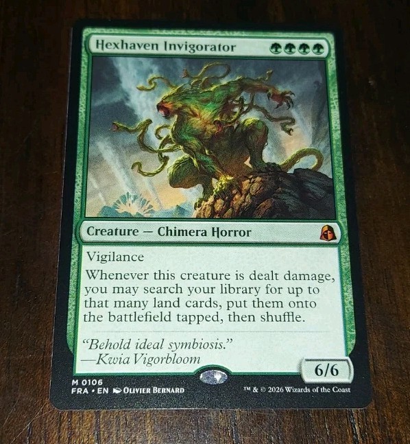  Hexhaven Invigorator Reality Fracture Regular Mint Condition With Protector 