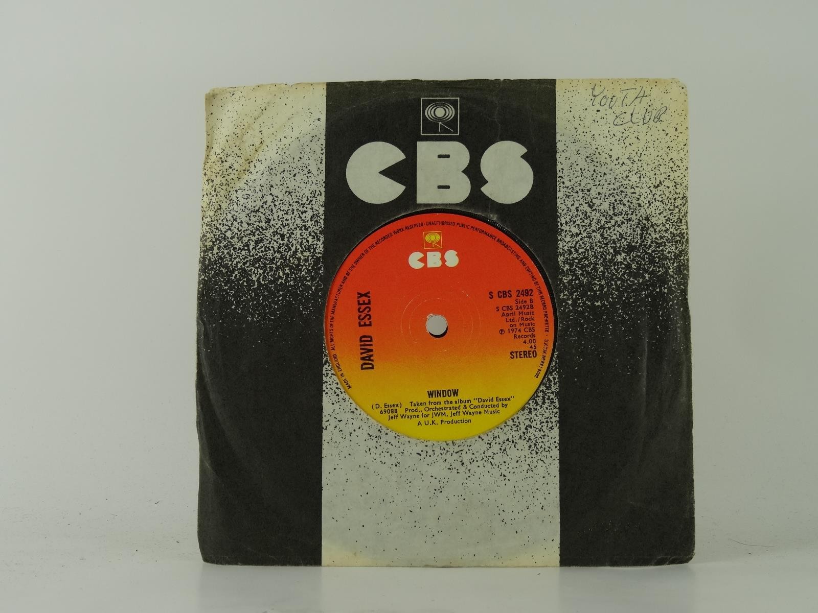 DAVID ESSEX WINDOW /GONNA MAKE YOU A STAR (1) 2 Track 7" Single including Pictur