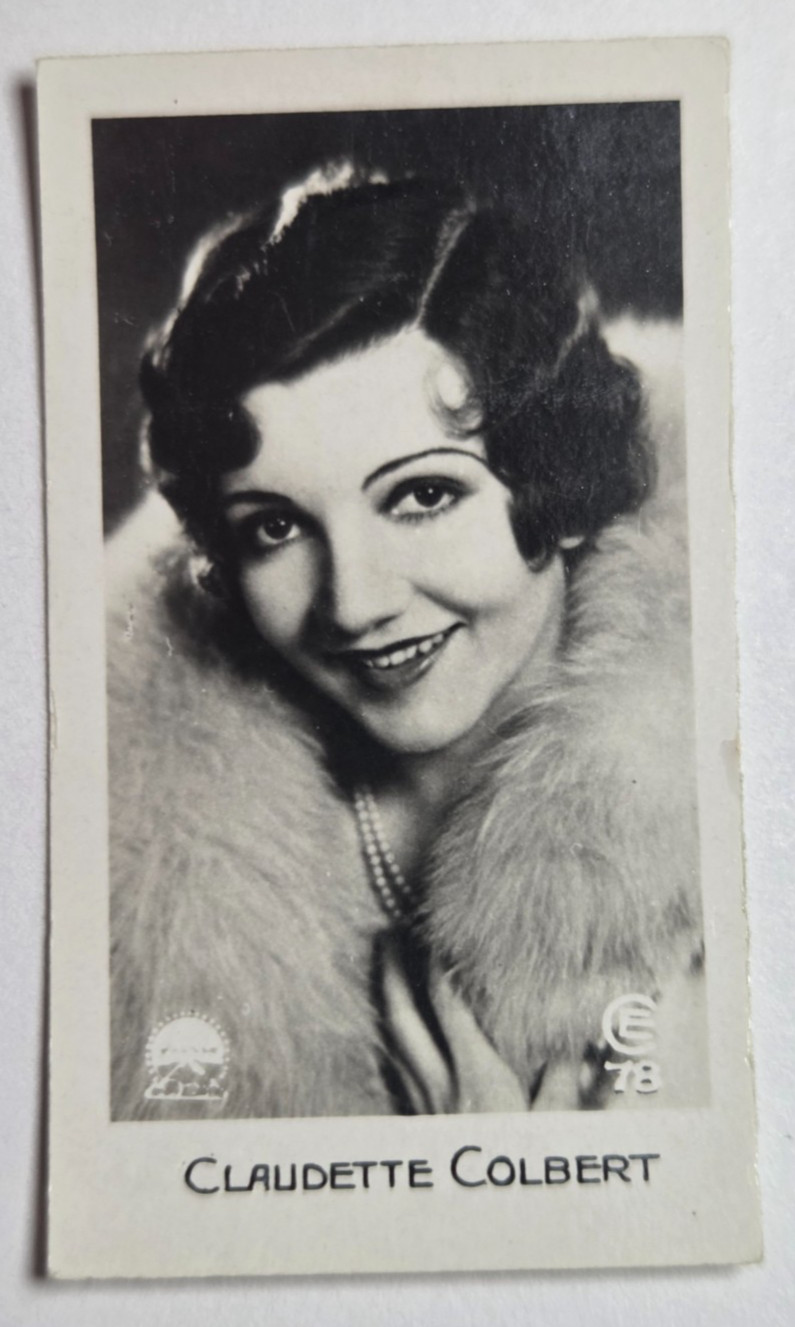 1932 Bridgewater Film Stars Serie 1 #78 Claudette Colbert (D)