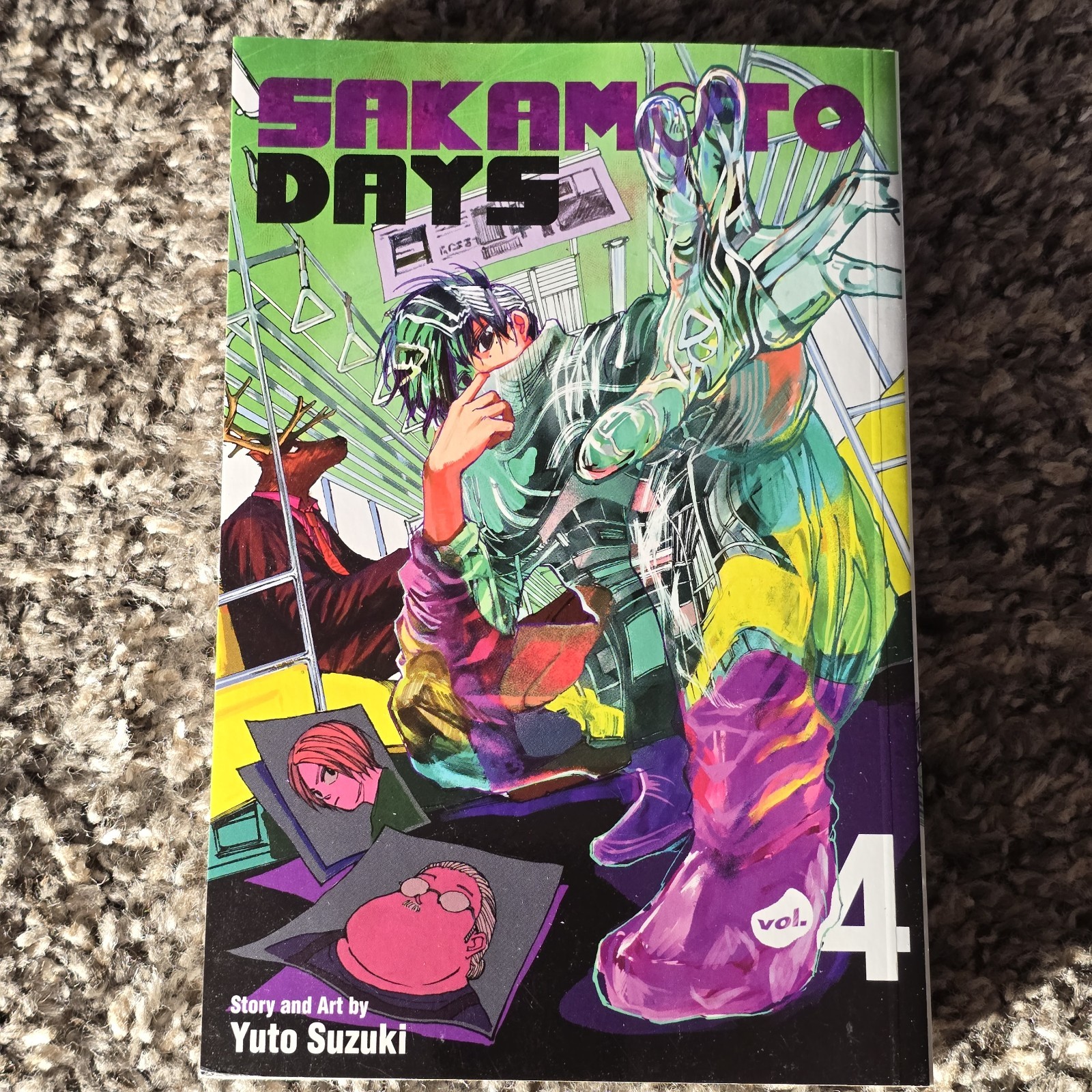 Sakamoto Days Vol 4 manga inglese Viz Media Shonen Jump tascabile Yuto Suzuki
