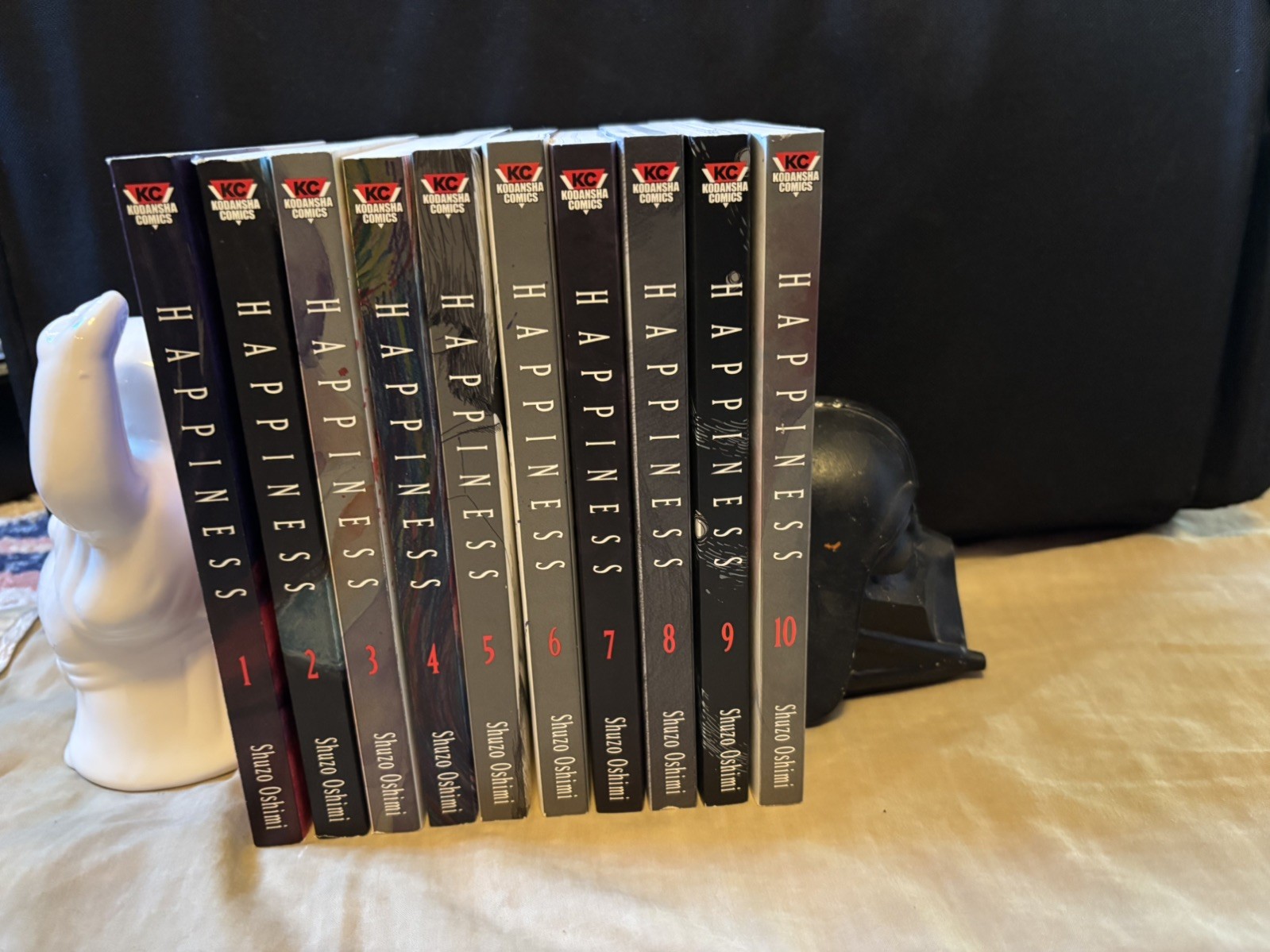 Happiness Manga Serie Completa Kodansha Inglese 1-10 Ottime Condizioni