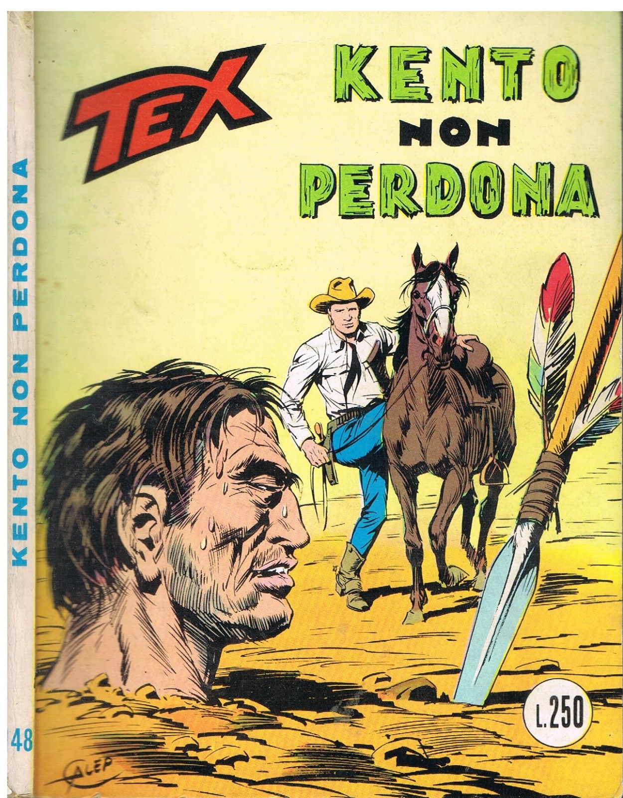TEX 148_ORIGINALE_in 1°ediz. da Lire 250_Ed.Araldo_Febbraio 1973_Autorizz.2926