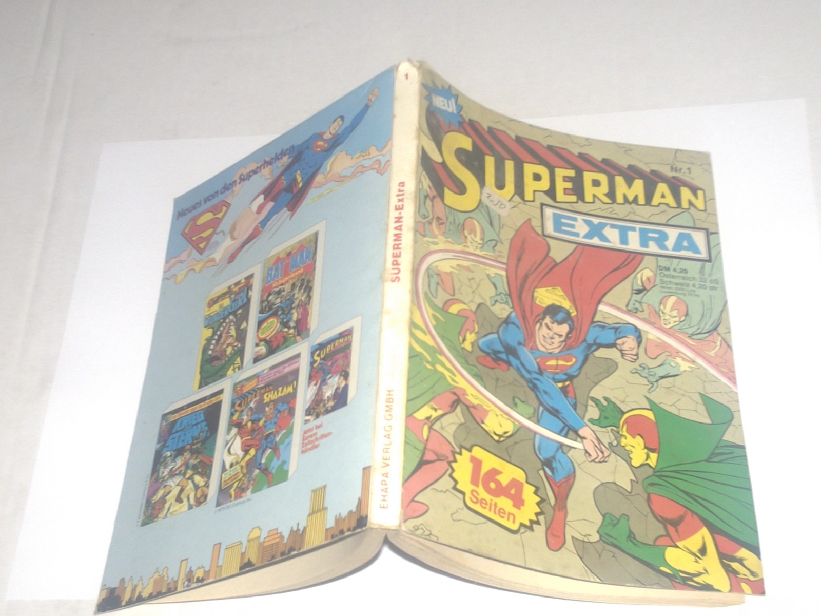 SUPERMAN EXTRA FUMETTO TASCABILE VOLUME N.1