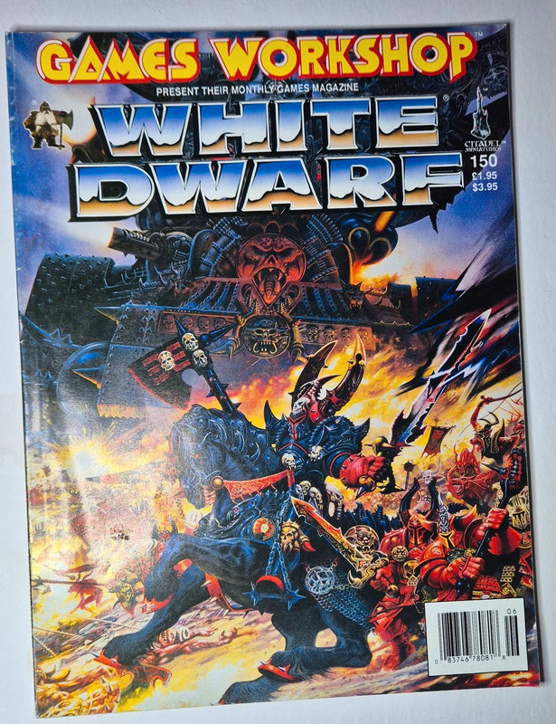 Games Workshop White Dwarf #150 – Classic Warhammer Magazine – Vintage Collectors Issue