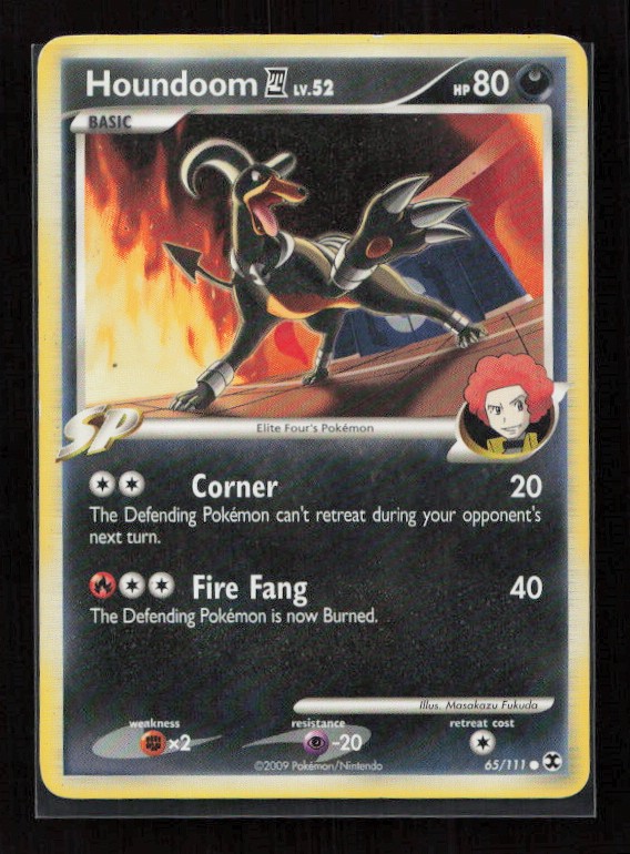 Houndoom E4 65/111 Pokemon Rivali Rising Comuni quasi nuovo