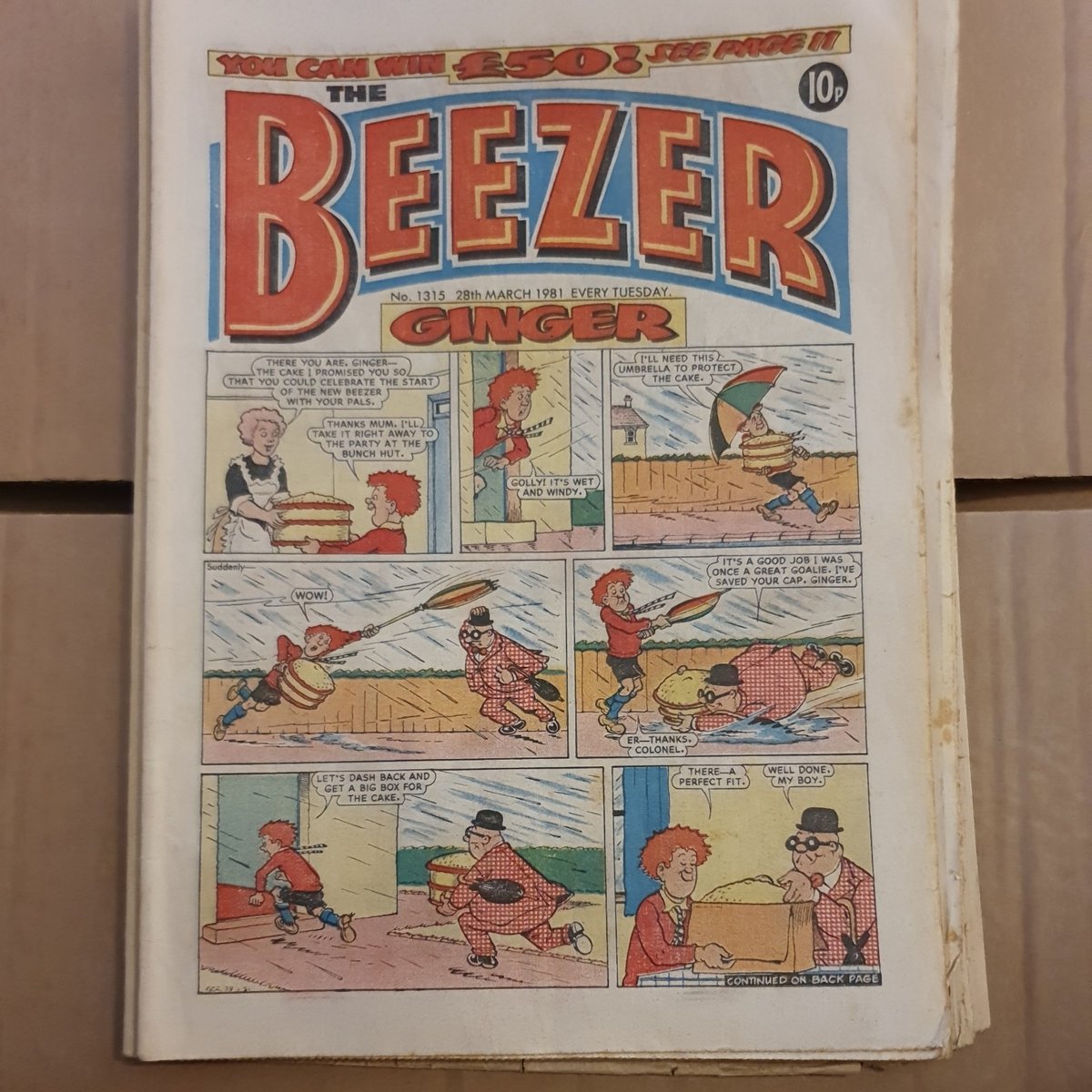 The Beezer No.1315 March  28th 1981