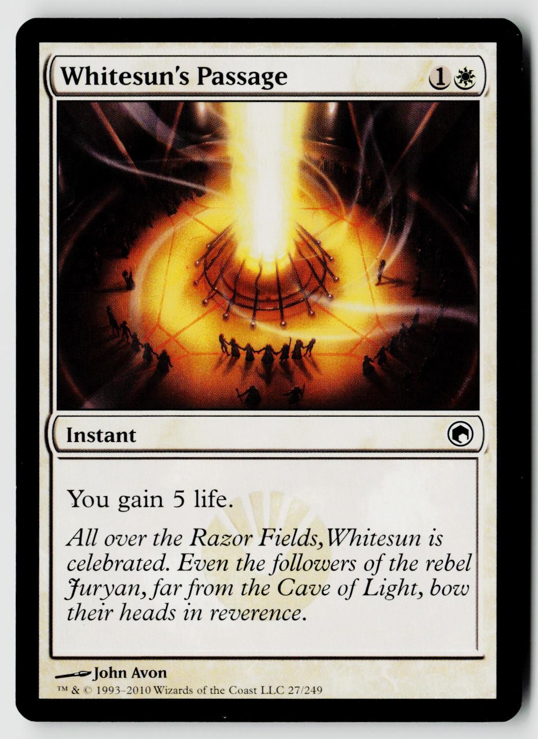 Magic The Gathering Scars of Mirrodin #27 Passaggio di Whitesun