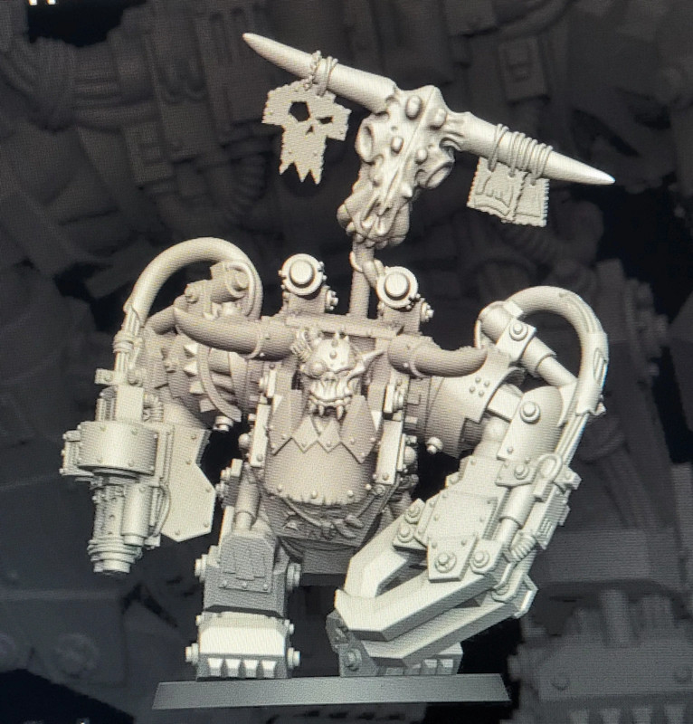 Warhammer ork Boss