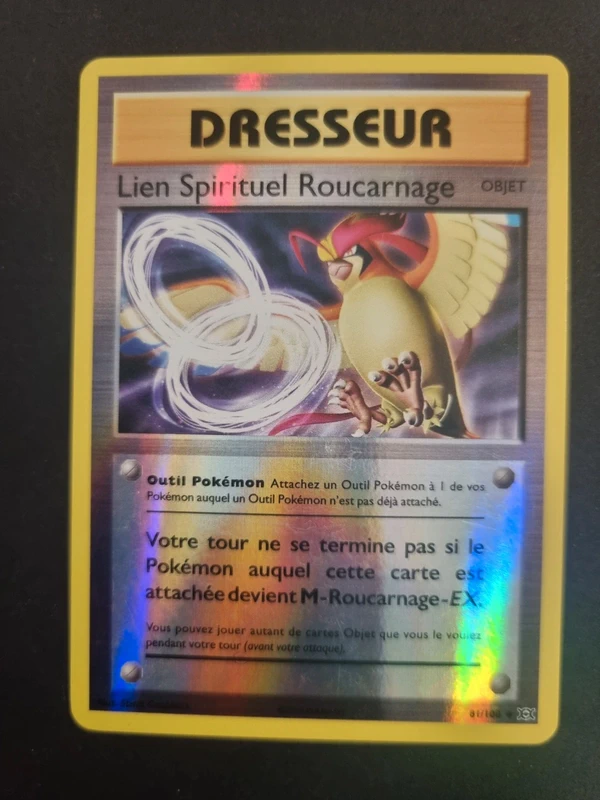 Lien spirituel de roucarnage reverse XY evolution Pokémon