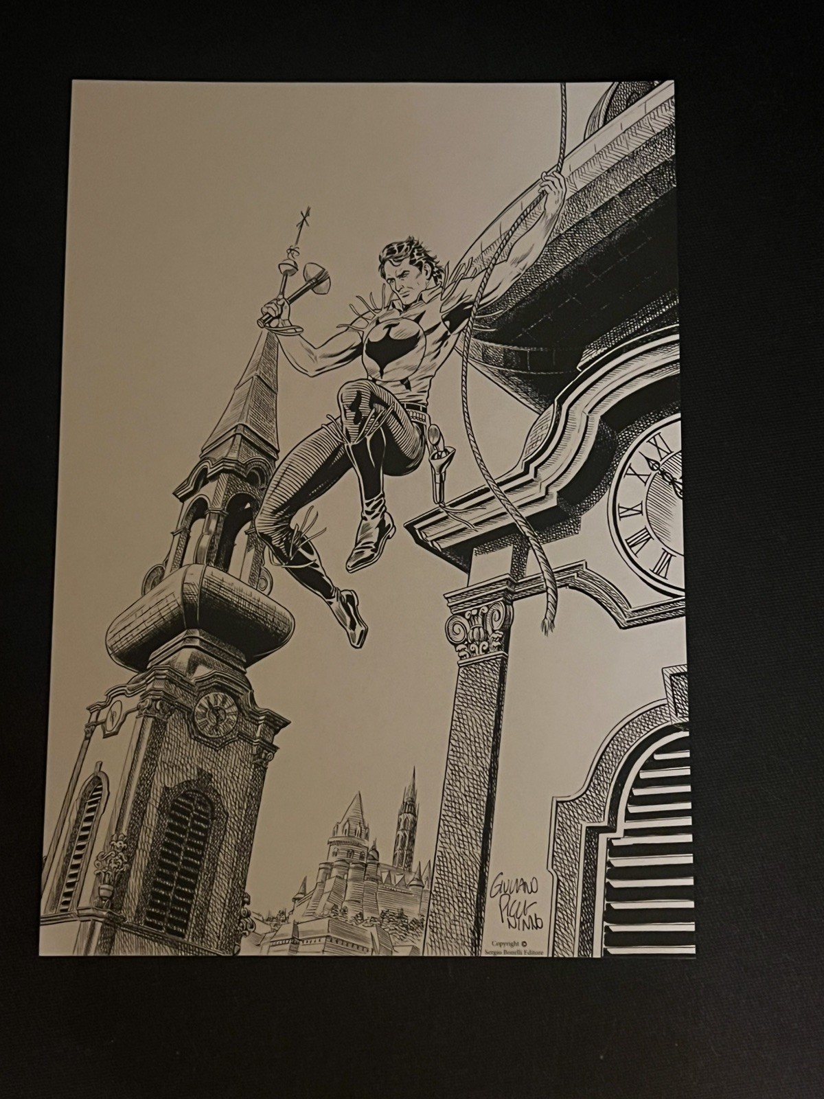 Stampa Zagor Hungarocomix 2025 Giuliano Piccininno Firmata Sergio Bonelli
