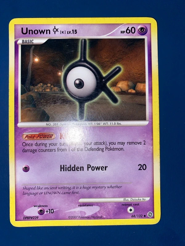 Unown K 68/132 eng