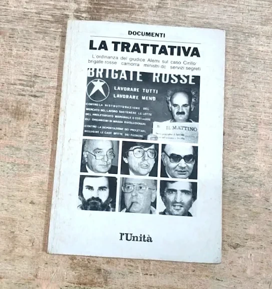 Libro La Trattativa Caso cirillo L'Unità Documenti Raro  🤩