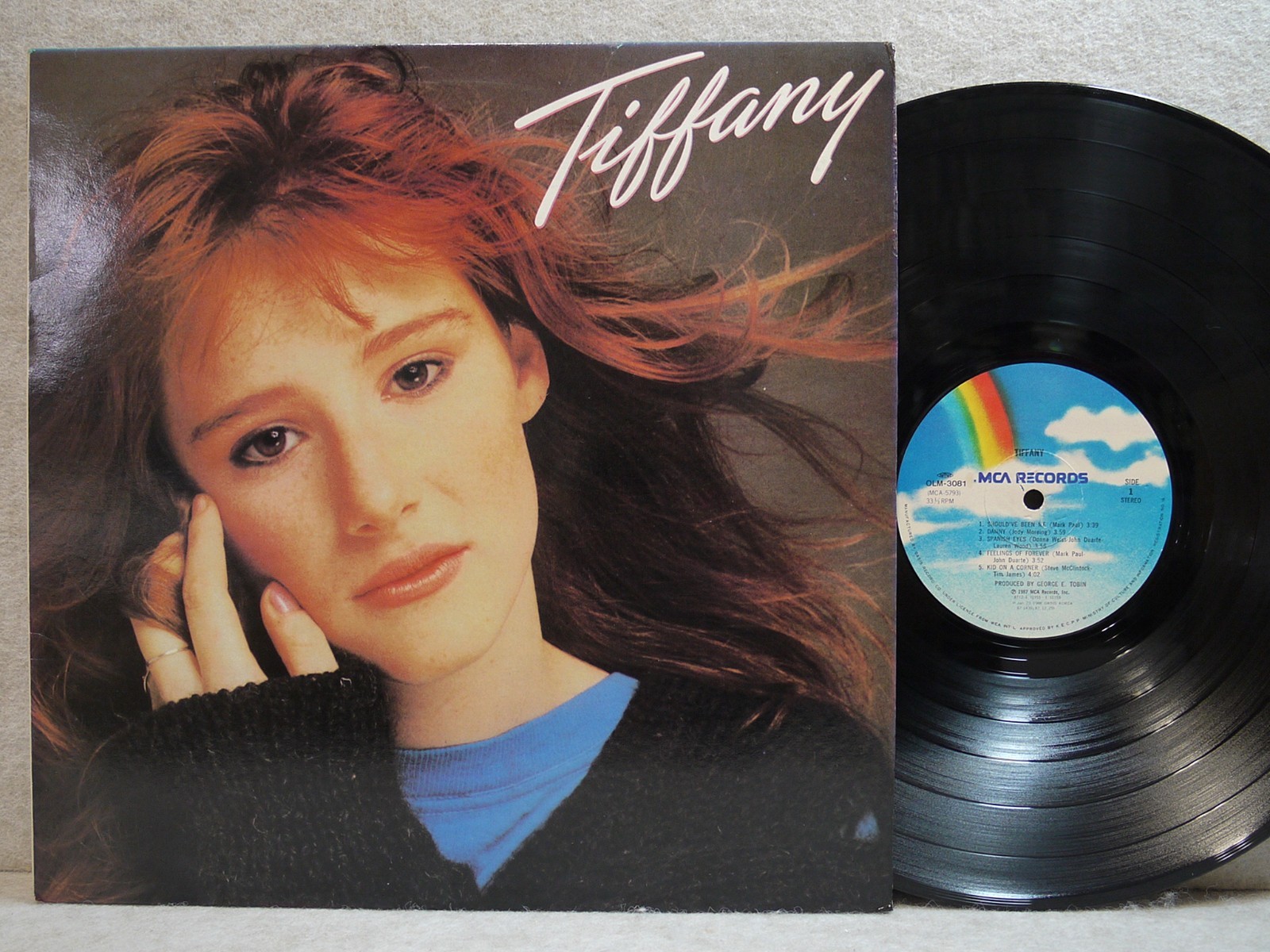 Tiffany Same 1988 Korea LP 4 page Picture & Lyric W/Insert EX+ ~ NM