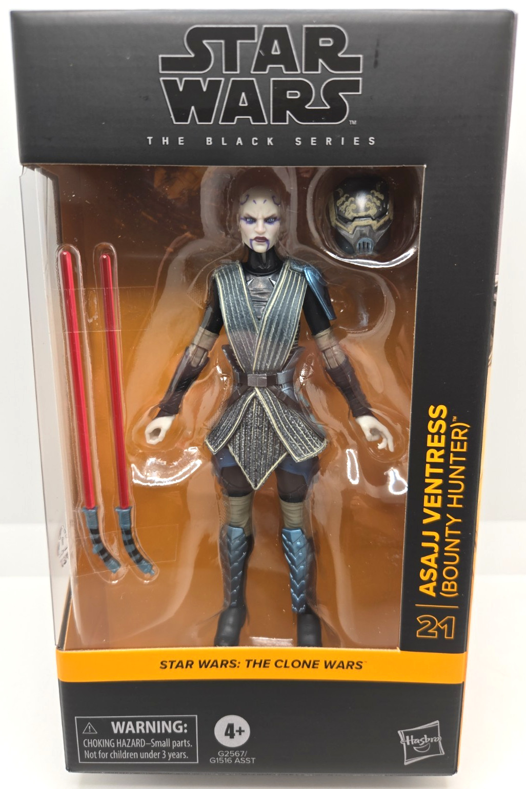 Star Wars The Black Series Modellino Asajj Ventress Bounty Hunter Clone Wars 6" #21