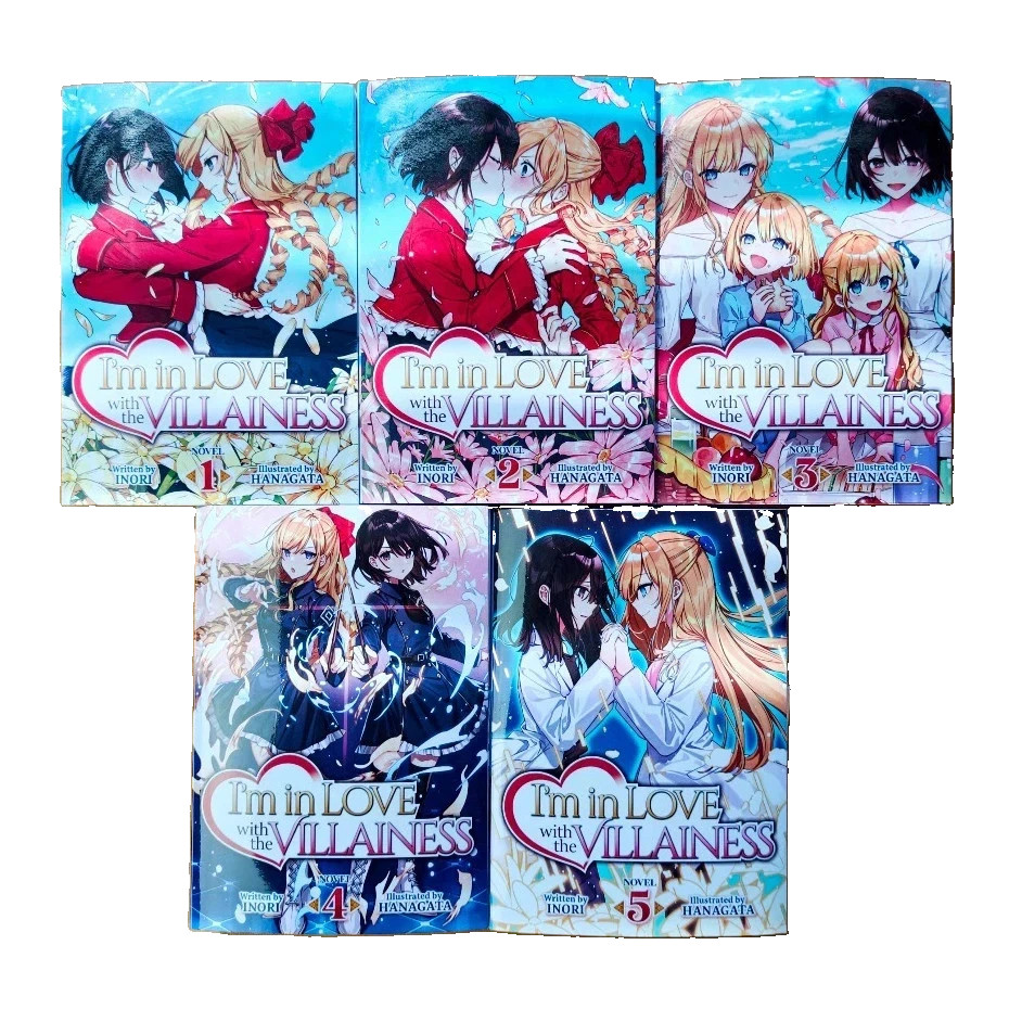 I'm In Love With The Villainess Light Novel Vol 1-5 SET SCIOLTO inglese Yuri