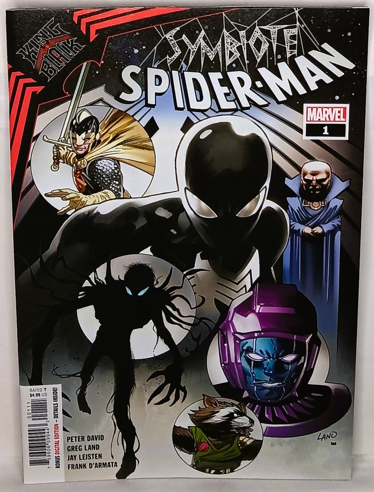 Simbionte Spider-Man King in Black #1 | Copertina Greg Land | Marvel Comics