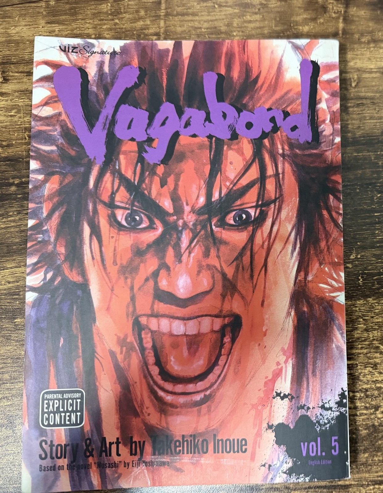 Vagabond Volume 5 Manga Singolo Vol Viz Firma