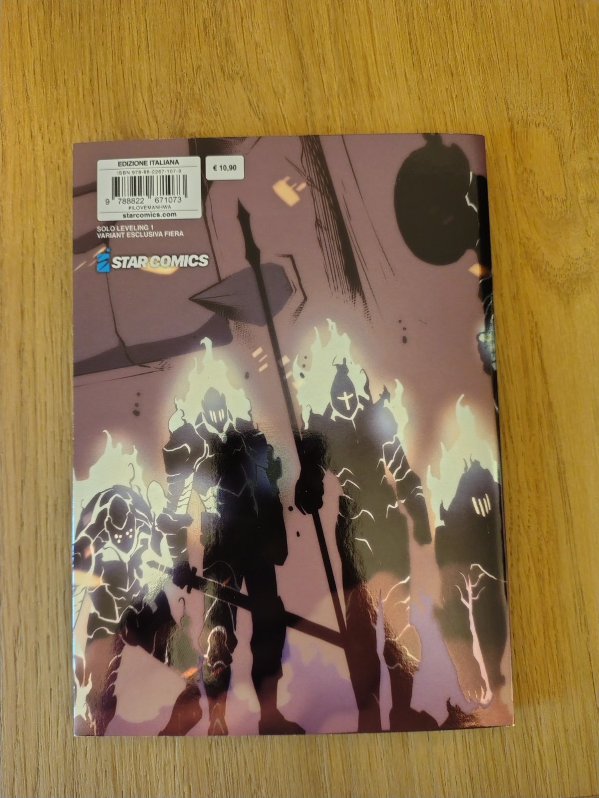 VARIANT ESCLUSIVA LUCCA COMICS 2026 - Solo Leveling 1