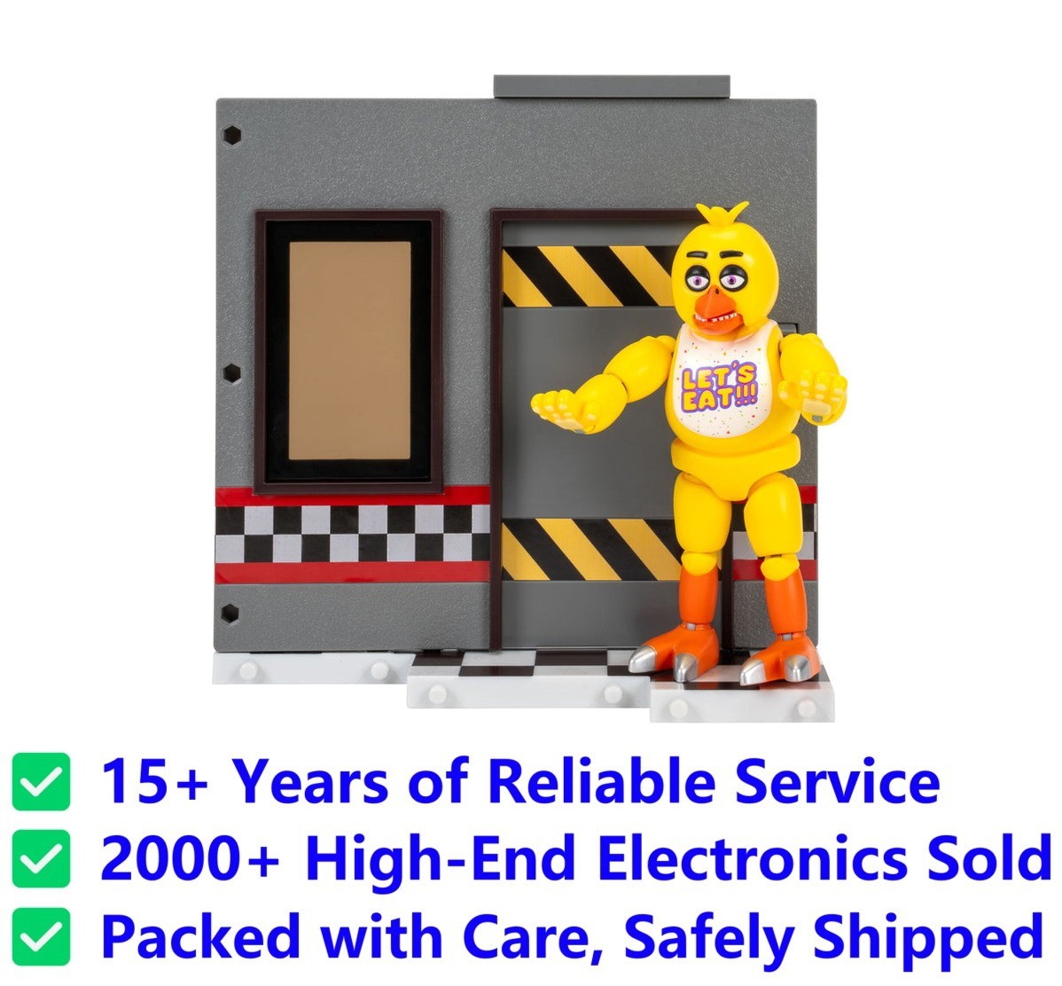 Jazwares Five Nights at Freddy's Classic Chica Office Set Figure New