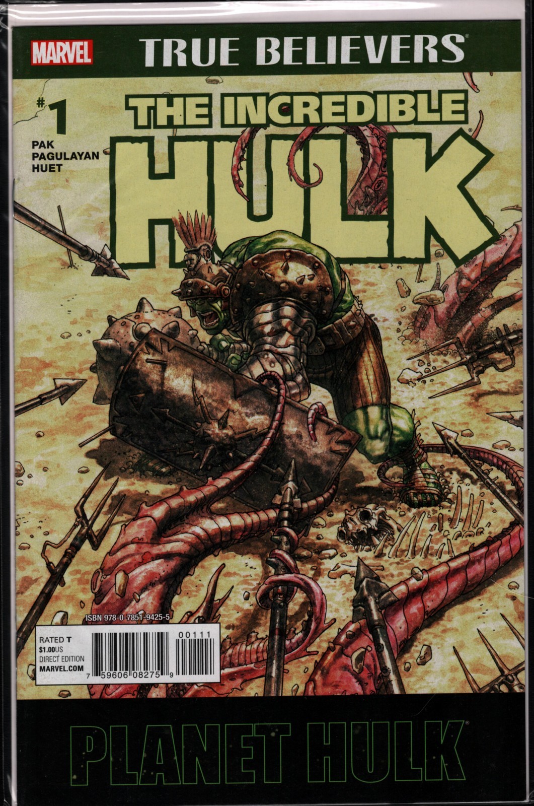 52535: MARVEL L'incredibile Hulk - Planet Hulk #1 grado VF